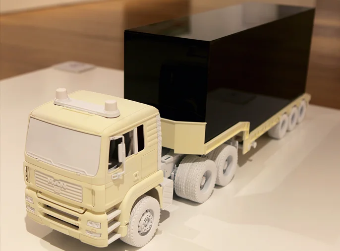 photo of lorry container